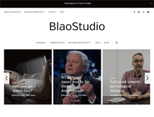 Tablet Screenshot of blaostudio.com